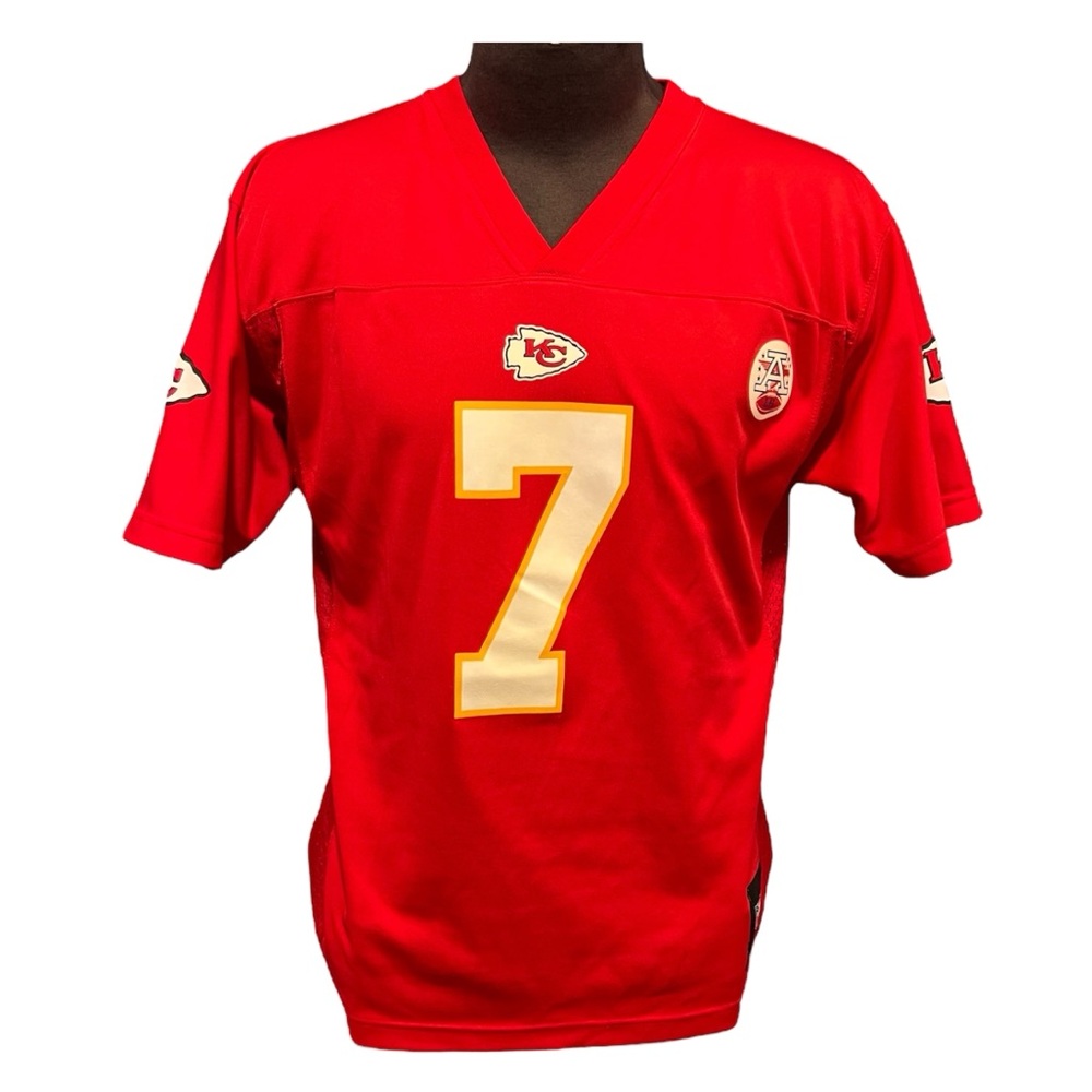Kansas City Chiefs KC Football # 7 CASSEL Boys NFL Jersey Size XL 18 - 20 RED